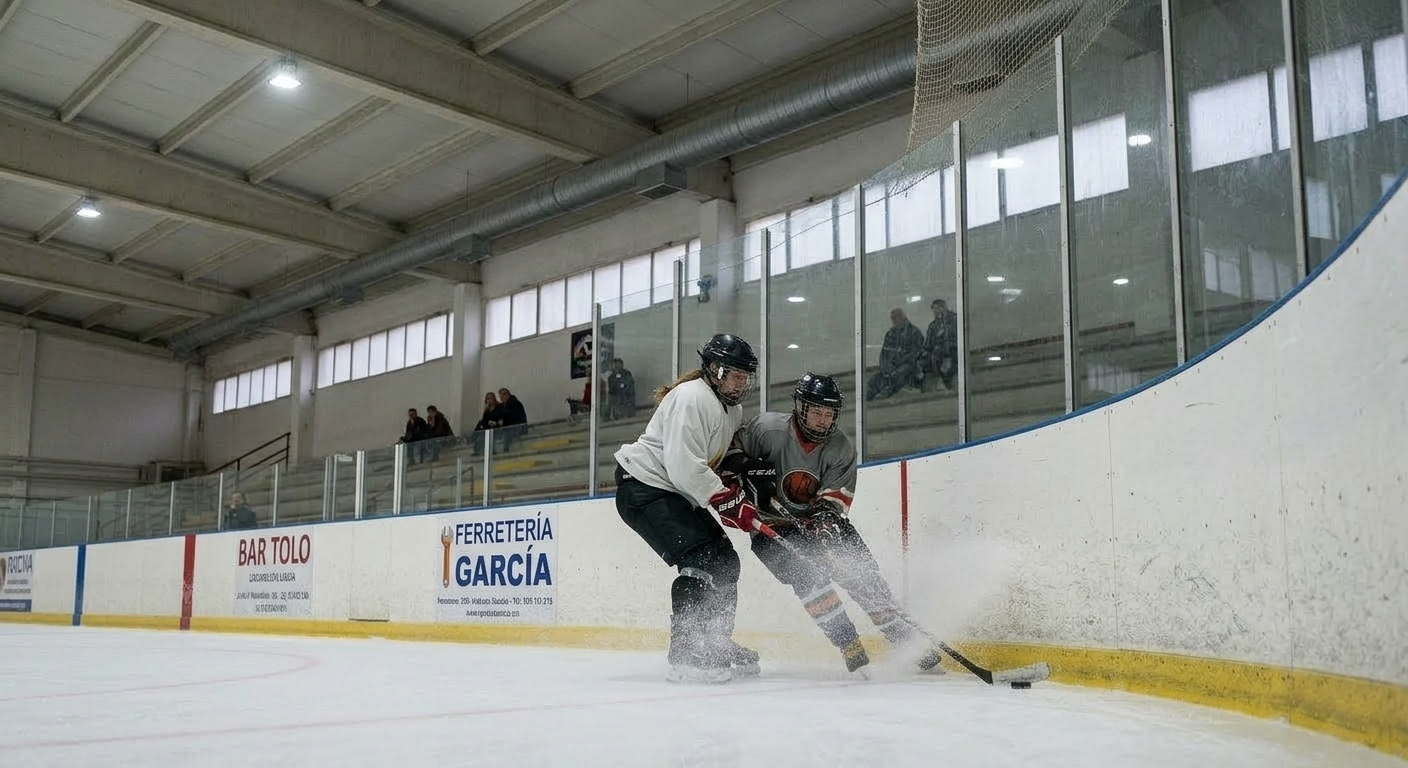 Equipamiento completo de hockey sobre hielo